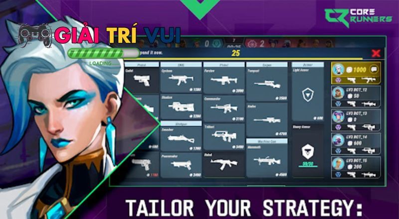 Các chế độ chơi Core Runners hấp dẫn