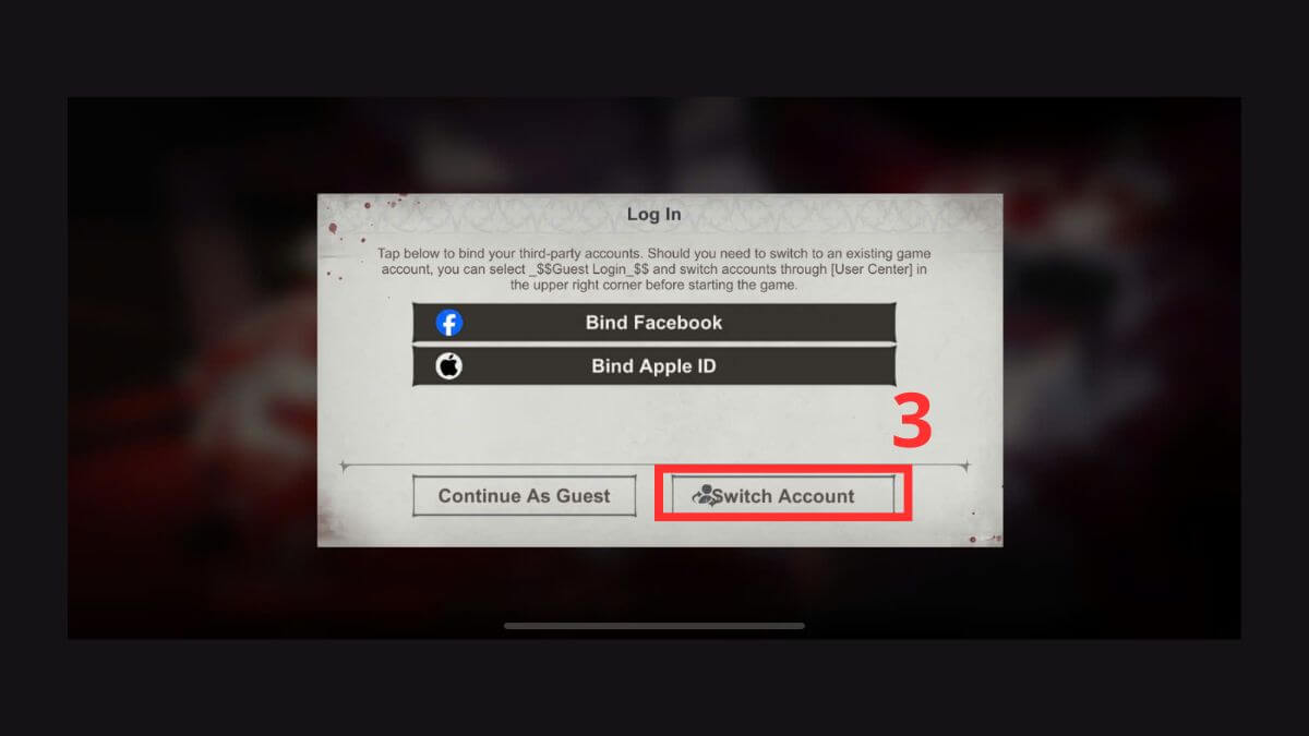 Cách đăng ký và chơi Silver and Blood bước 3