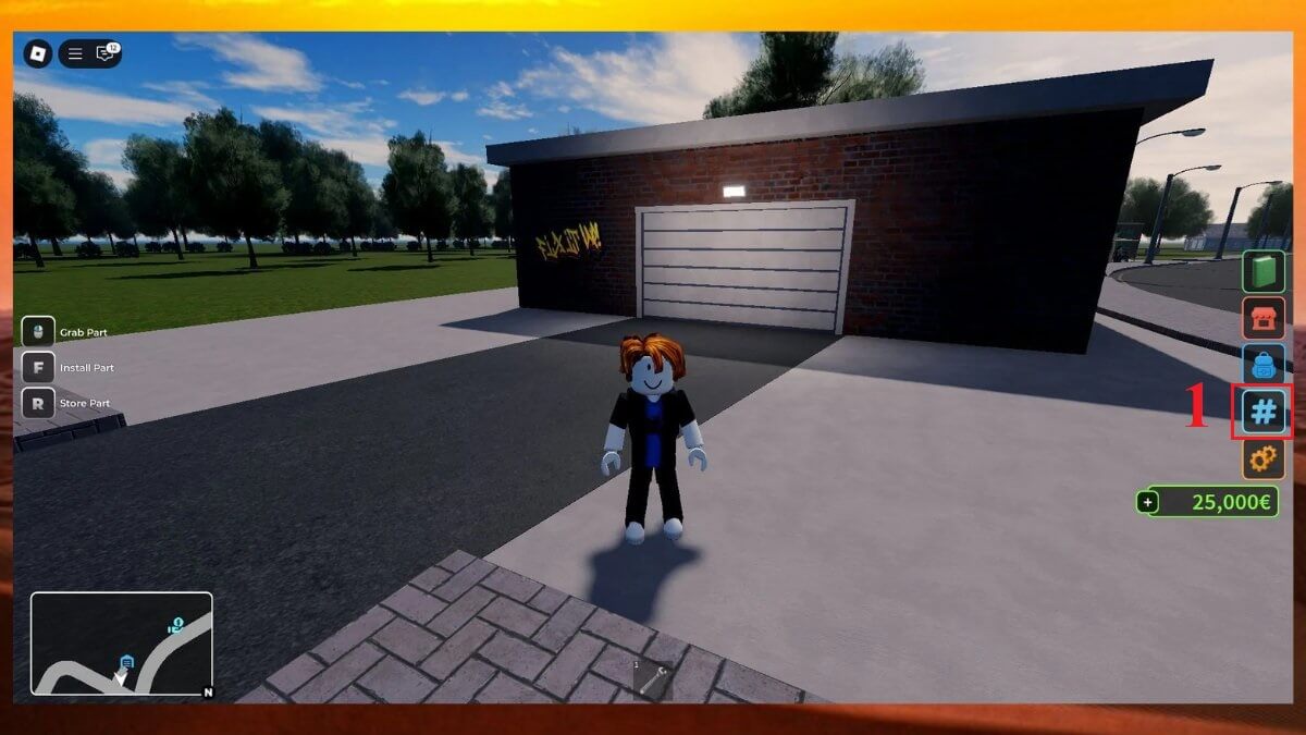 Cách sử dụng code Fix It Up bước 1