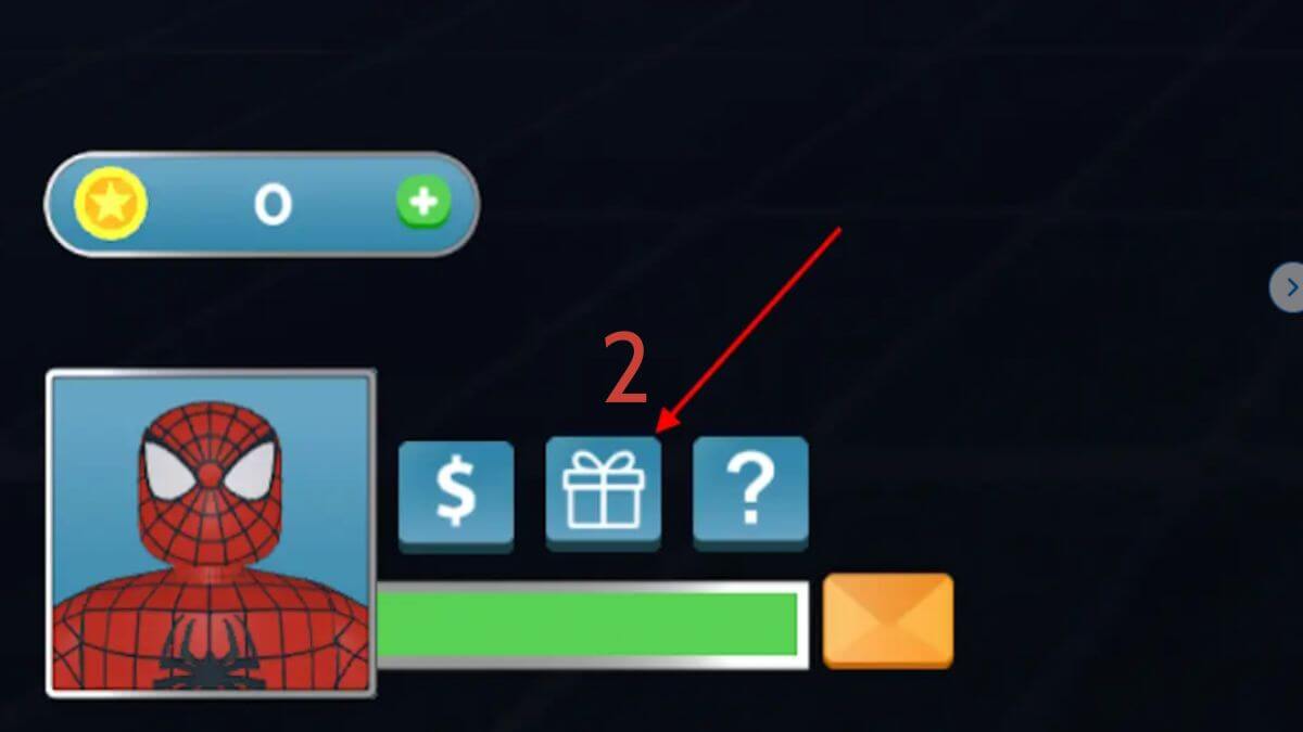 Cách sử dụng code Heroes Online World bước 2