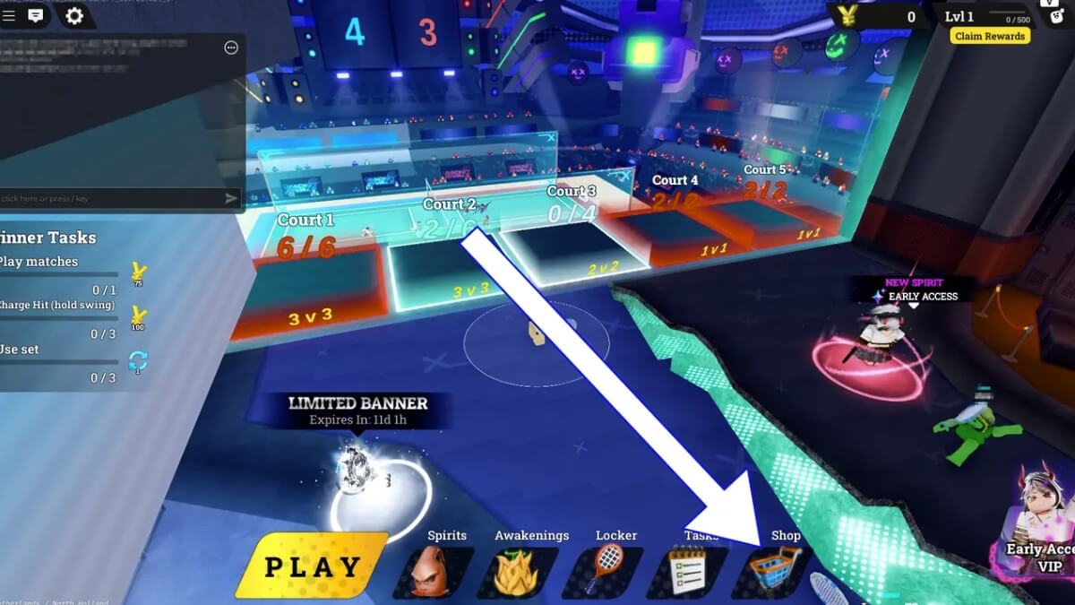 Cách sử dụng Code Racket Rivals bước 2