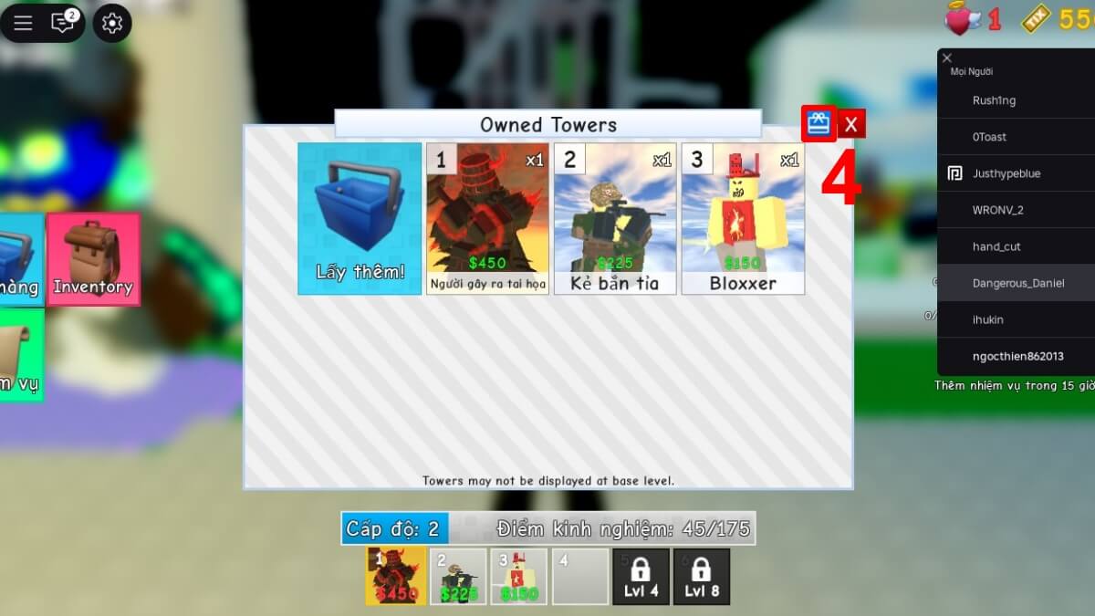 Cách sử dụng Code Retro Tower Defense bước 3