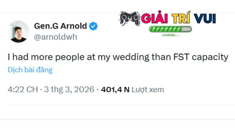 CEO Arnold Gen.G cũng bày tỏ bức xúc trên mạng xã hội