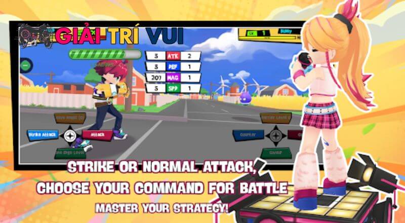 Đồ họa 2D Chibi và hiệu ứng kỹ năng