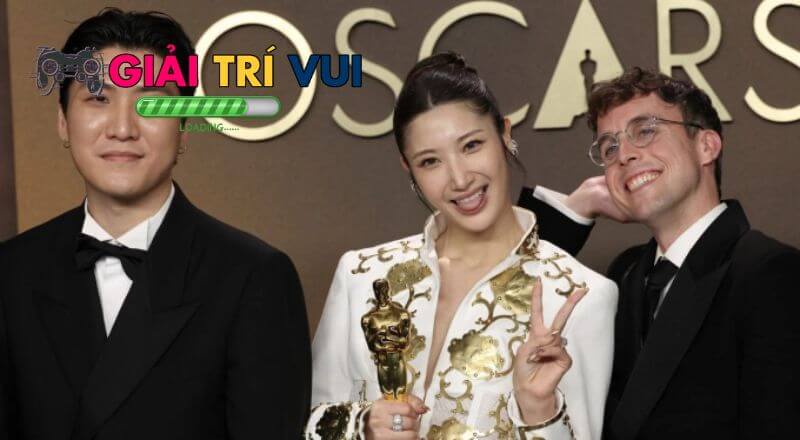 Ejae và đội ngũ thực hiện bài hát Golden đoạt Oscar 2026 cho Ca khúc xuất sắc