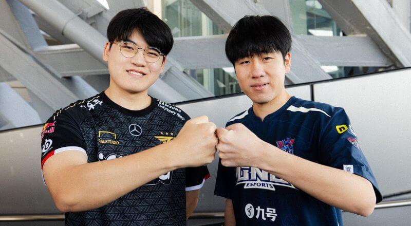 Gumayusi (trái) vẫn còn cả phần còn lại của mùa giải để chứng tỏ bản thân, sau khi trải qua thất bại tại LCK Cup 2026 và không góp mặt ở First Stand