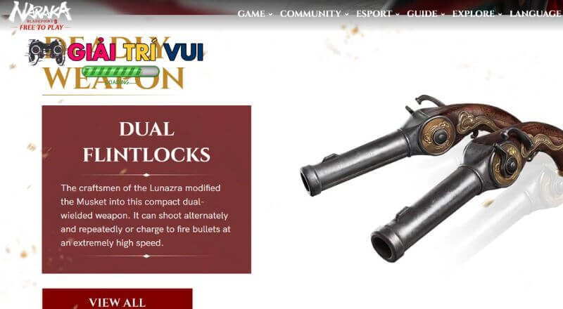 Hệ thống vũ khí tầm xa trong Naraka Bladepoint