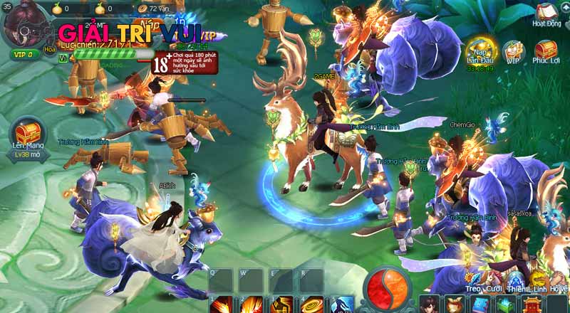 Khám phá hệ thống tính năng đa dạng trong game