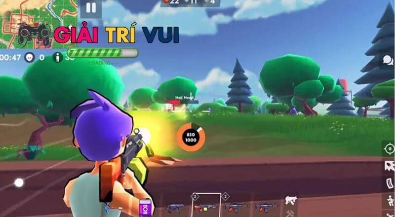 Lối chơi đặc sắc trong Fortzone Battle Royale