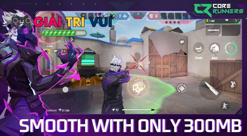 Nhân vật và chiến thuật cá nhân trong Core Runners