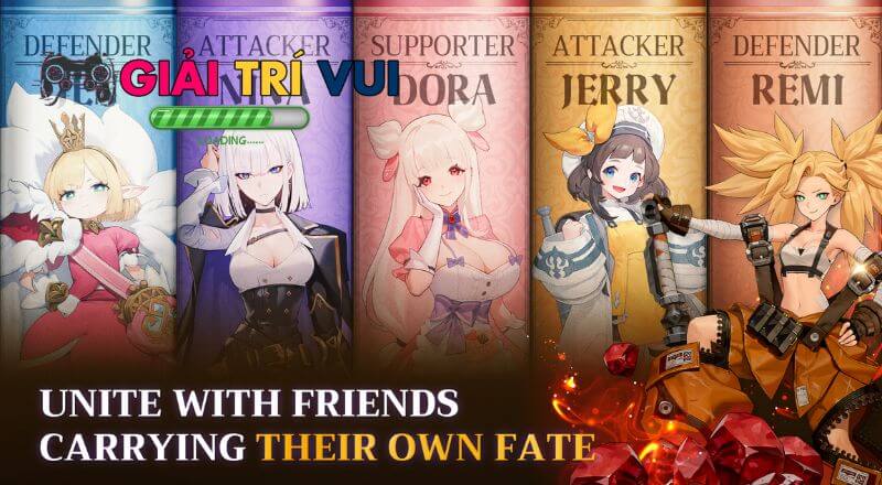 Nhân vật và lớp anh hùng trong Star Sailors