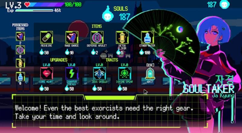 Seoul Exorcist 1111 – Game đi cảnh phong cách retro cuốn hút